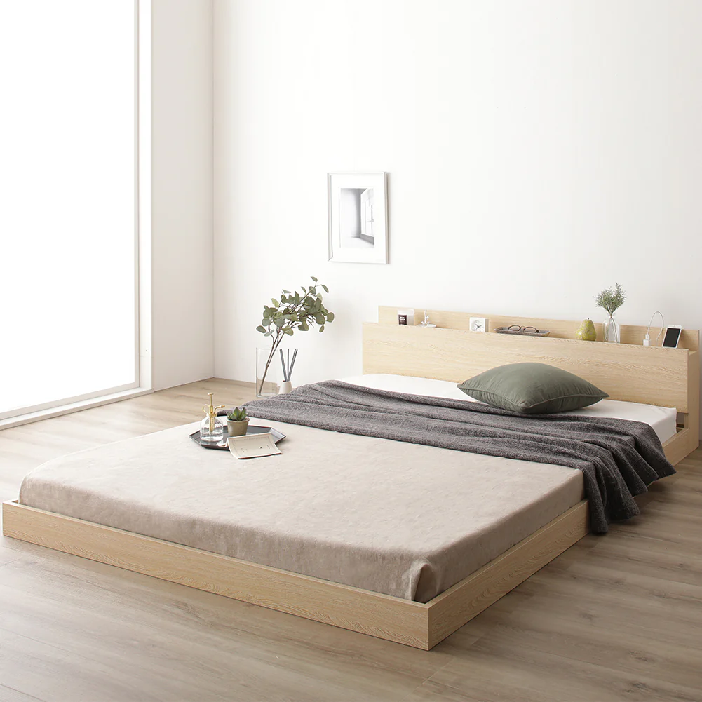 棚付きすのこローベッド 『Senttele セントル』ブラウン - Image 57