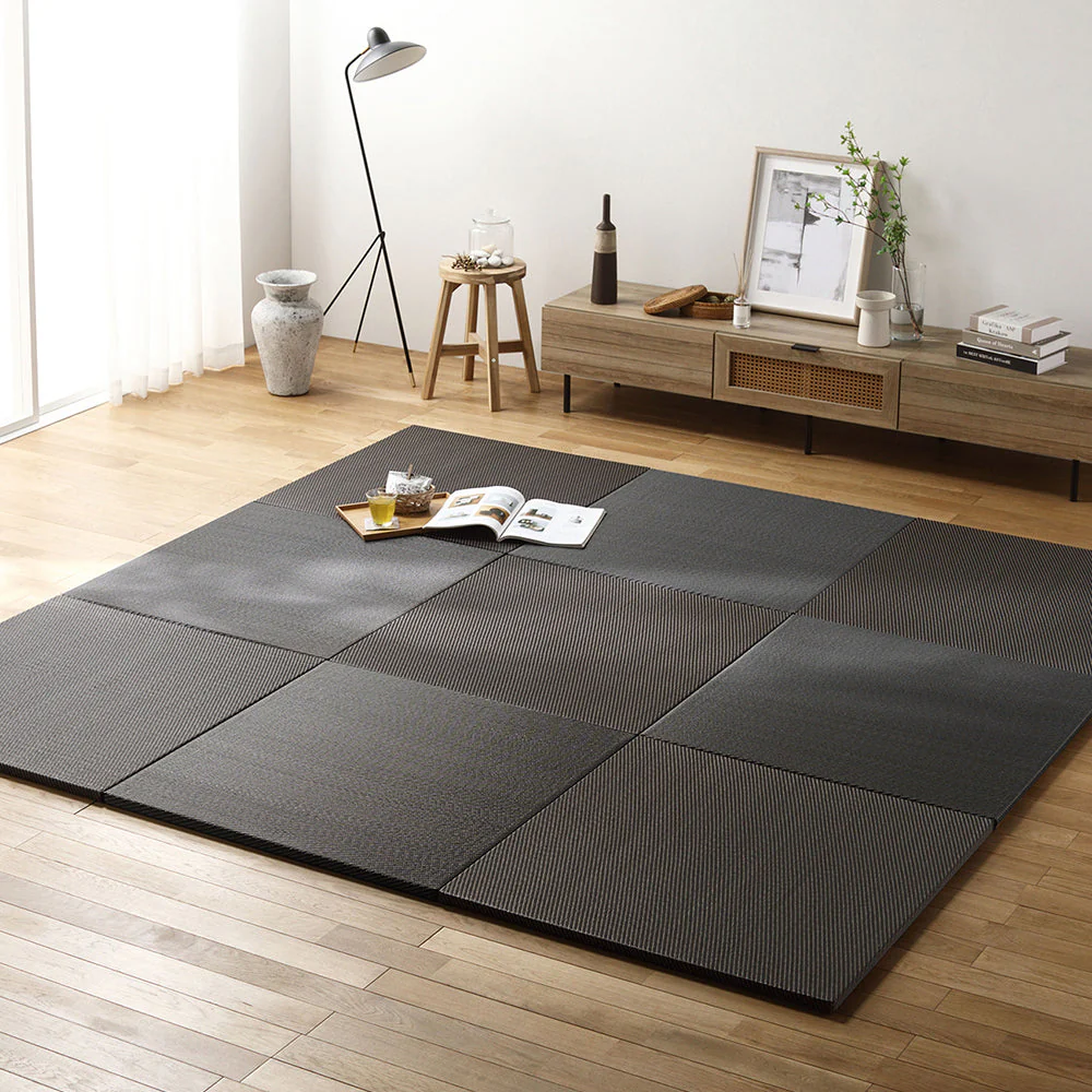 水拭き可 軽量 い草風 置き畳 ユニット畳 65cm幅 【単色】【1枚(単品)】グリーン - Image 26