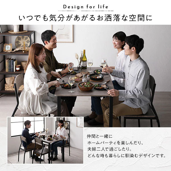 角型 ダイニングテーブル 『BOLIQ ボリック』 ストーン×ブラック - Image 7
