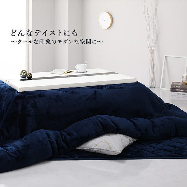 フランネルこたつ掛け布団 正方形・長方形 単品 ネイビー - Image 17