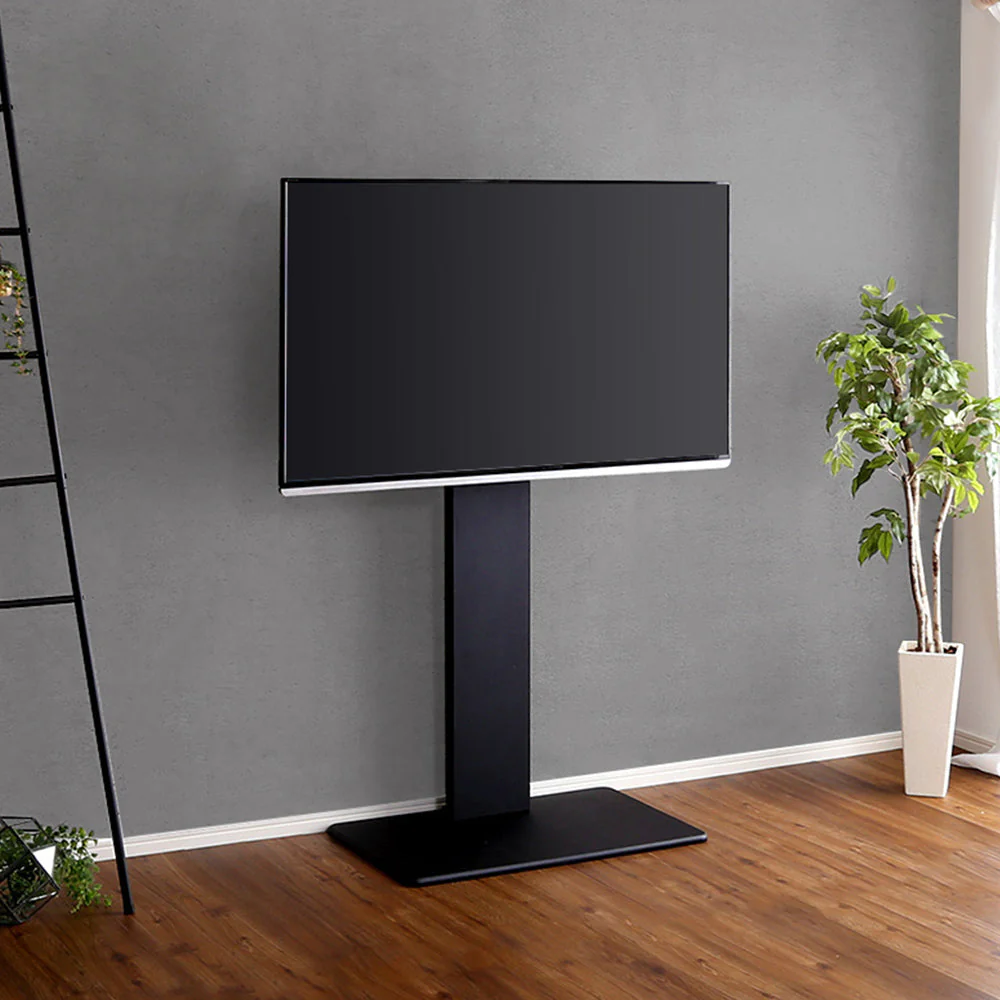 壁寄せTVスタンド（240度スイングタイプ） ロータイプ 棚無し ブラック - Image 19