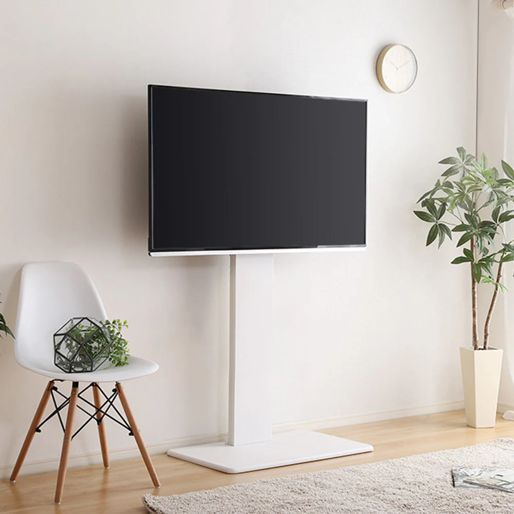 壁寄せTVスタンド（240度スイングタイプ） ロータイプ 棚無し ブラウン - Image 19