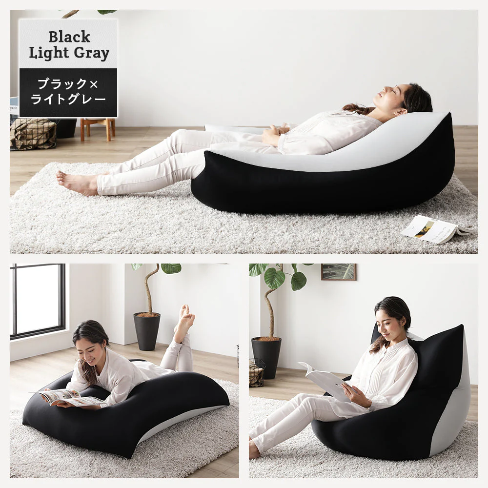 日本製 特大ビーズクッション ブラック - Image 7
