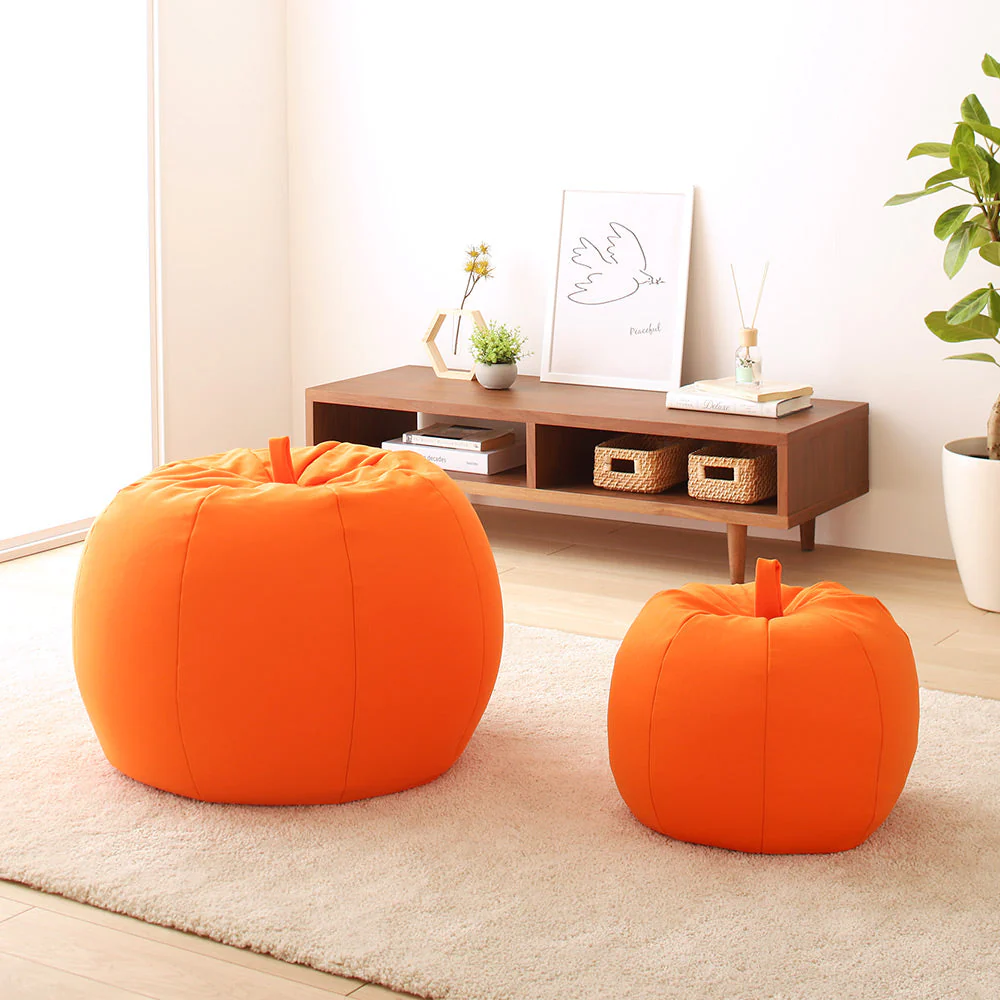 リンゴ型 ビーズクッション 単品（ビッグ） レッド - Image 17