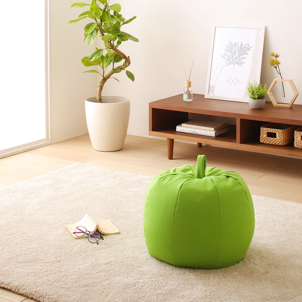 リンゴ型 ビーズクッション 単品（ビッグ） レッド - Image 29