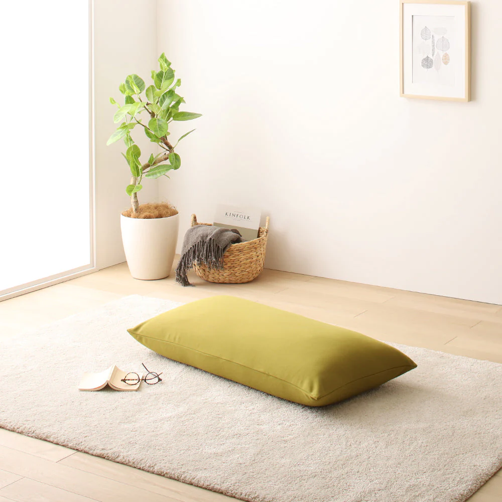 からだを包み込む なめらかビーズクッション ビッグ 単品 レッド - Image 11