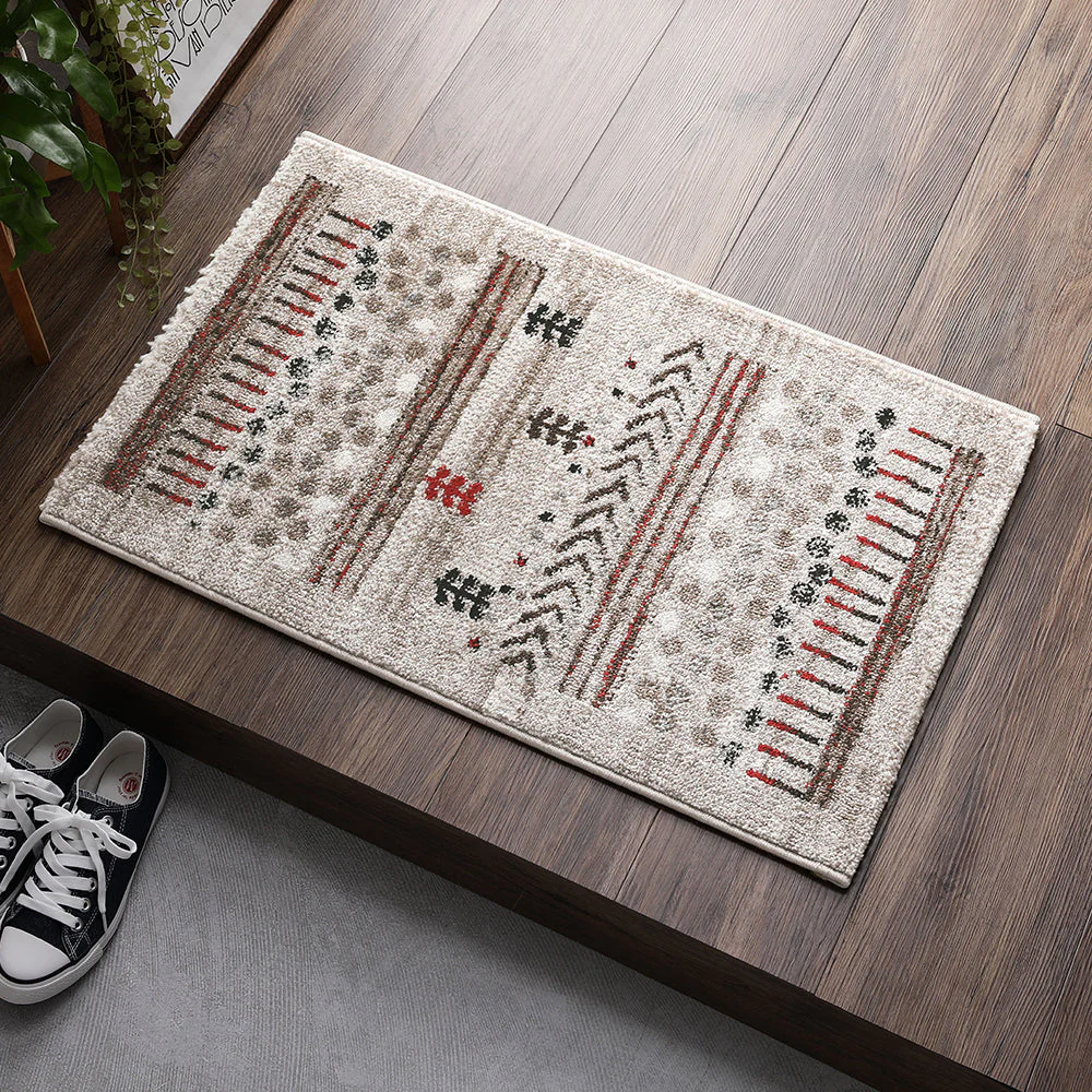 トルコ製 ウィルトン織り 玄関マット 約60×90cm カラフルパヴェ - Image 18