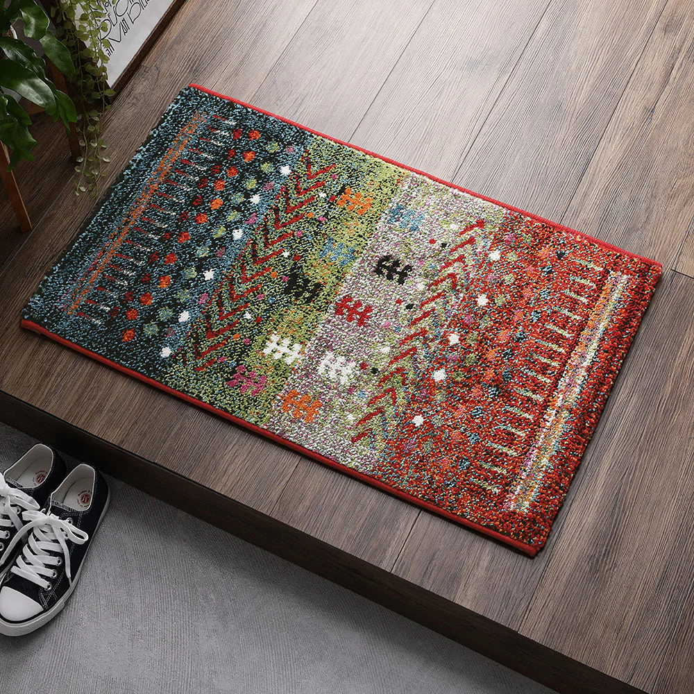 トルコ製 ウィルトン織り 玄関マット 約70×120cm イズミル（ブラウン） - Image 16