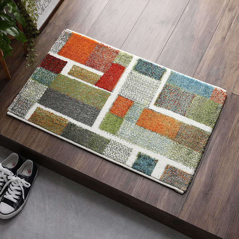 トルコ製 ウィルトン織り 玄関マット 約50×80cm ブライトエデン - Image 19