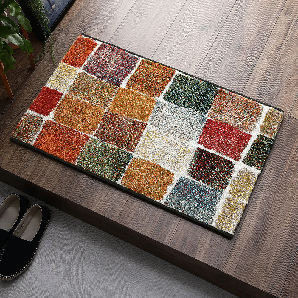 トルコ製 ウィルトン織り 玄関マット 約50×80cm サハラ（マルチ） - Image 19