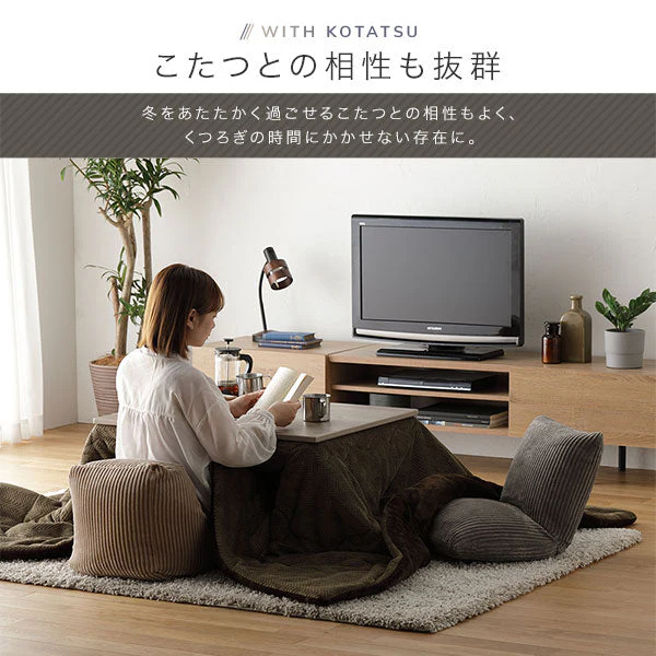 折りたたみできるコンパクト座椅子 スモーキーグレー - Image 14