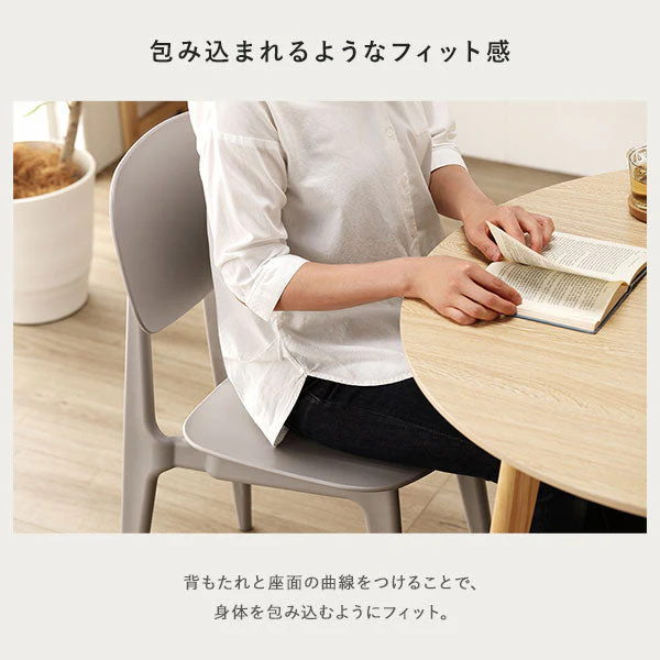 汚してもお手入れ簡単 円形 コンパクト ダイニングテーブル 90サイズ ナチュラル - Image 15