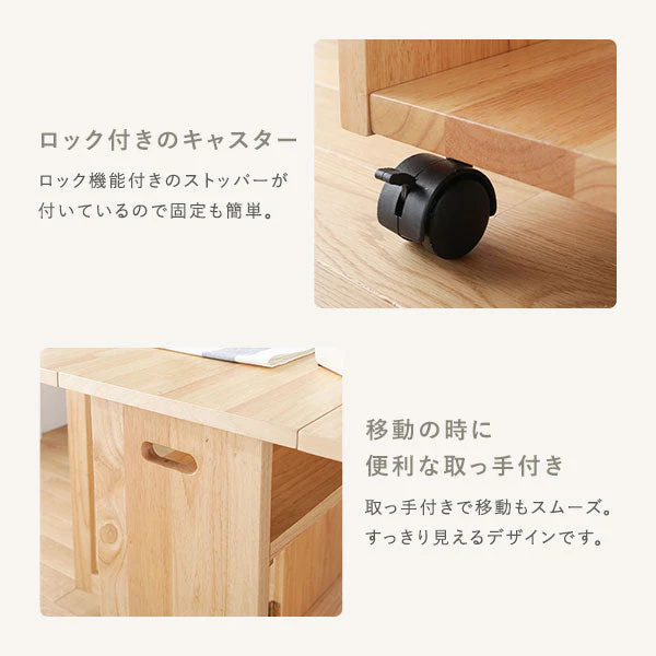 木製 折りたたみダイニング テーブル単品 『Goethe ゲーテ』 ブラウン - Image 11