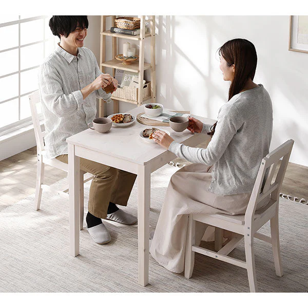 パイン材ダイニング 3点セット（幅78cm）『Myon ミオン』 ナチュラル - Image 18
