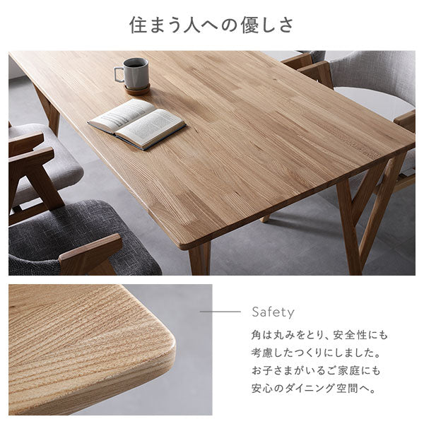 デザインダイニングセット 『D. ディードット』 5点セット アッシュグレー - Image 9